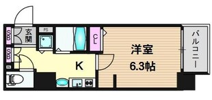 プレサンス難波南アーバニッシュの物件間取画像